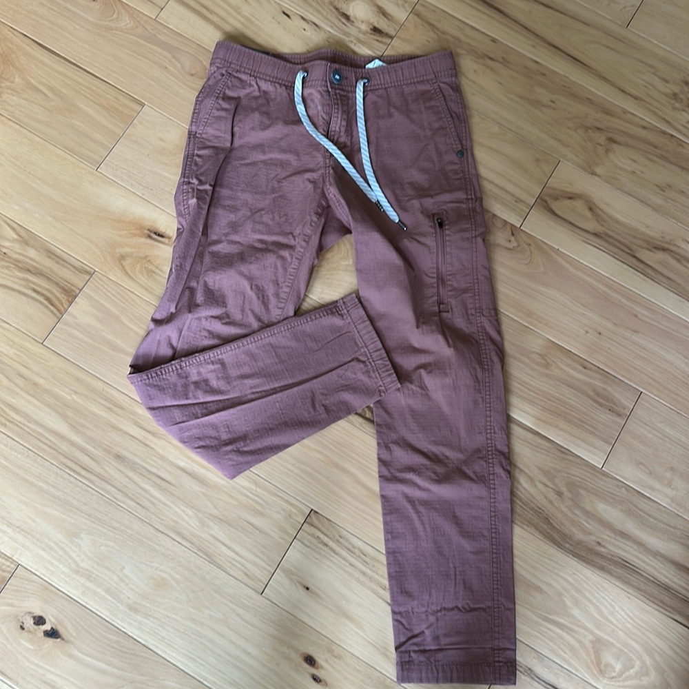 Size small women’s  Vuori ripstop pants (copper)
